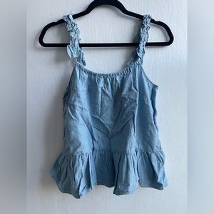 Madewell jean tank top